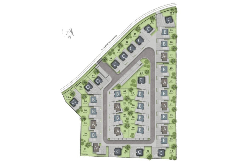Emplazamiento Condominio Los Tricahues
